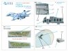 Quinta Studio QDS-72157 Su-34 3D-Printed coloured Interior on decal paper (Trumpeter) (small version) 1/72